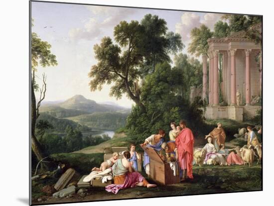 Laban Searching for the Idols, 1647-Laurent de La Hyre-Mounted Giclee Print