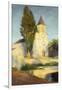 Labastide du Vert Church, Eglise de Labastide du Vert-Henri Martin-Framed Giclee Print