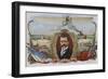 Label Depicting Mr. Bleriot's First Flight across the Channel-null-Framed Giclee Print