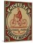 Label for Ciclista Safety Matches-null-Stretched Canvas