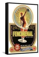 Label for Fenomenal Apertif-null-Framed Stretched Canvas