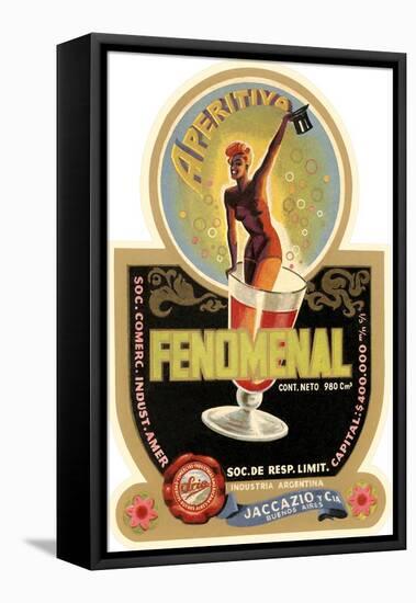 Label for Fenomenal Apertif-null-Framed Stretched Canvas