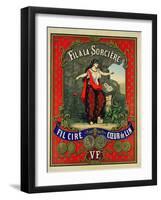 Label for 'Fil a La Sorciere' Brand of Sewing Thread-null-Framed Giclee Print