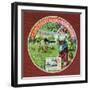 Label for 'Le Perrette Camembert', Made in Authou, Normandy-null-Framed Giclee Print