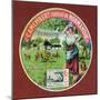 Label for 'Le Perrette Camembert', Made in Authou, Normandy-null-Mounted Giclee Print