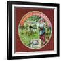 Label for 'Le Perrette Camembert', Made in Authou, Normandy-null-Framed Giclee Print