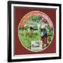 Label for 'Le Perrette Camembert', Made in Authou, Normandy-null-Framed Giclee Print