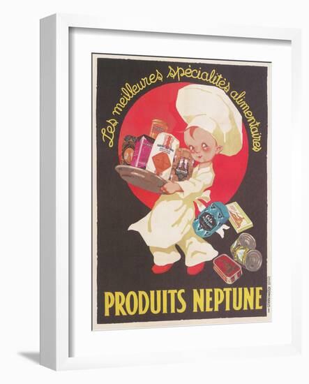 Label for Nepute Food Products-null-Framed Art Print