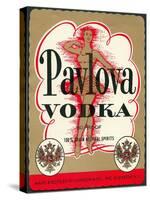 Label for Pavlova Vodka-null-Stretched Canvas