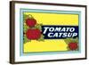 Label for Tomato Catsup-null-Framed Art Print