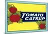 Label for Tomato Catsup-null-Mounted Art Print