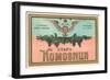 Label for Yugoslavian Wine-null-Framed Art Print