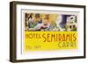 Label from the Hotel Semiramis Capri-null-Framed Art Print