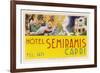 Label from the Hotel Semiramis Capri-null-Framed Premium Giclee Print
