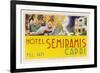 Label from the Hotel Semiramis Capri-null-Framed Premium Giclee Print