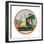 Label, Hotel at Granada-null-Framed Giclee Print