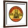 Label, Hotel at Rabat-null-Framed Giclee Print