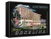 Label, Hotel Orselina, Locarno, Switzerland-null-Framed Stretched Canvas