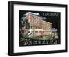 Label, Hotel Orselina, Locarno, Switzerland-null-Framed Art Print