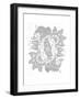 Label Pattern 4-Neeti Goswami-Framed Art Print