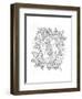 Label Pattern 4-Neeti Goswami-Framed Art Print