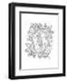 Label Pattern 4-Neeti Goswami-Framed Art Print