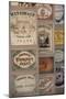 Labels for Cloth Woven at 19th-Century Textile Mills, Displayed in Lowell, Massachusetts-null-Mounted Giclee Print