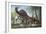 Labocania Attacking a Magnapaulia Dinosaur-null-Framed Premium Giclee Print