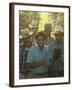 Labor Activist Cesar Chavez Talking in Field with Grape Pickers of United Farm Workers Union-Arthur Schatz-Framed Premium Photographic Print