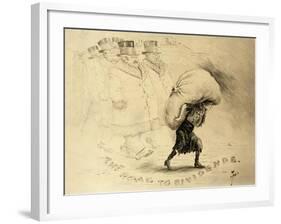 Labor Cartoon-null-Framed Giclee Print