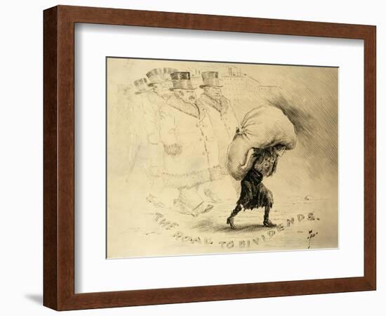Labor Cartoon-null-Framed Giclee Print