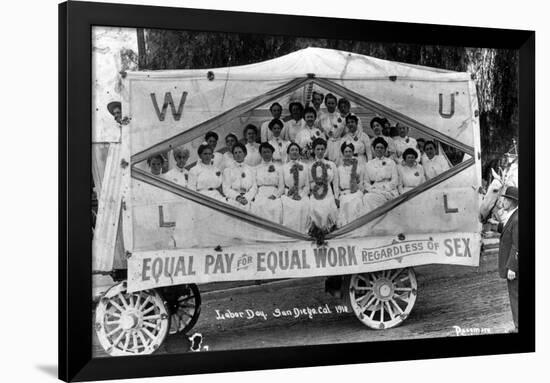 Labor Day Parade, 1910-Science Source-Framed Premium Giclee Print