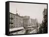 Labor Day Parade, Main St., Buffalo, N.Y.-null-Framed Stretched Canvas