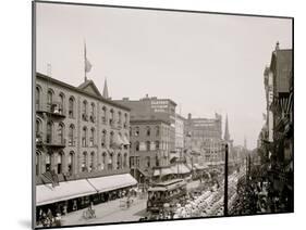 Labor Day Parade, Main St., Buffalo, N.Y.-null-Mounted Photo