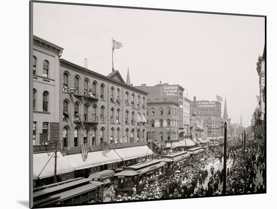 Labor Day Parade, Main Street, Buffalo, N.Y.-null-Mounted Photo