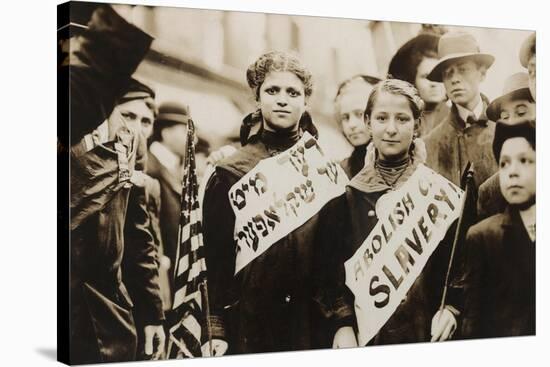 Labor Day Parade of Jewish Girls-null-Stretched Canvas