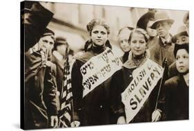 Labor Day Parade of Jewish Girls-null-Stretched Canvas