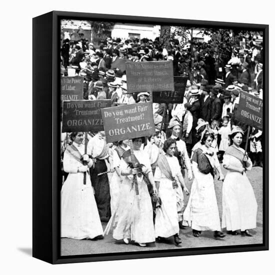 Labor Day Parade, Women's Suffrage, 1912-Science Source-Framed Stretched Canvas