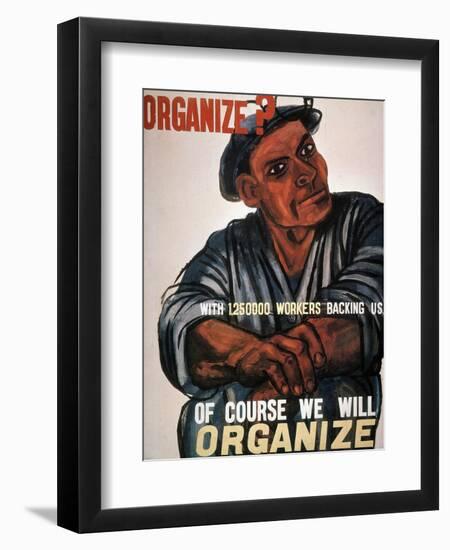 Labor: Poster, 1930S-Ben Shahn-Framed Giclee Print