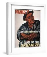 Labor: Poster, 1930S-Ben Shahn-Framed Giclee Print