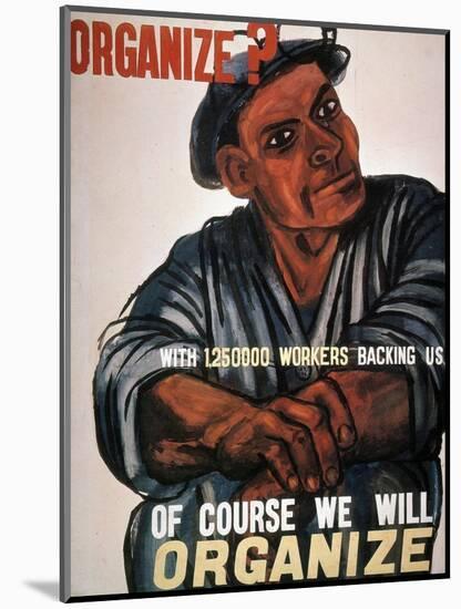 Labor: Poster, 1930S-Ben Shahn-Mounted Giclee Print