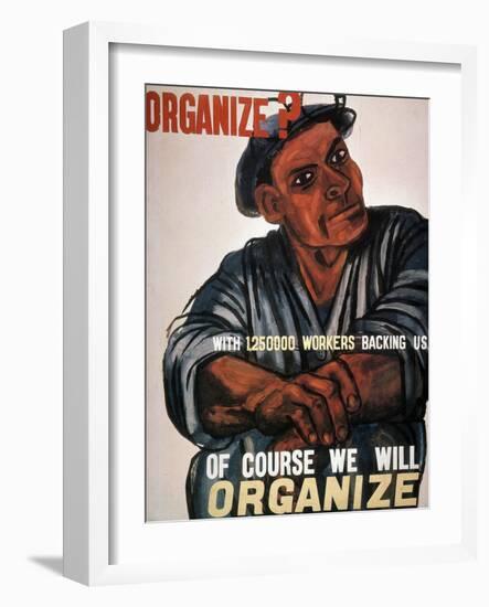 Labor: Poster, 1930S-Ben Shahn-Framed Giclee Print