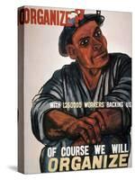 Labor: Poster, 1930S-Ben Shahn-Stretched Canvas