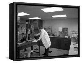 Laboratory Facility at Spillers Animal Foods, Gainsborough, Lincolnshire, 1960-Michael Walters-Framed Stretched Canvas