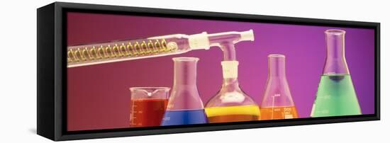 Laboratory Glassware-null-Framed Stretched Canvas