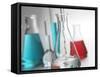 Laboratory Glassware-Tek Image-Framed Stretched Canvas