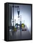 Laboratory Glassware-Tek Image-Framed Stretched Canvas