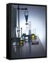 Laboratory Glassware-Tek Image-Framed Stretched Canvas