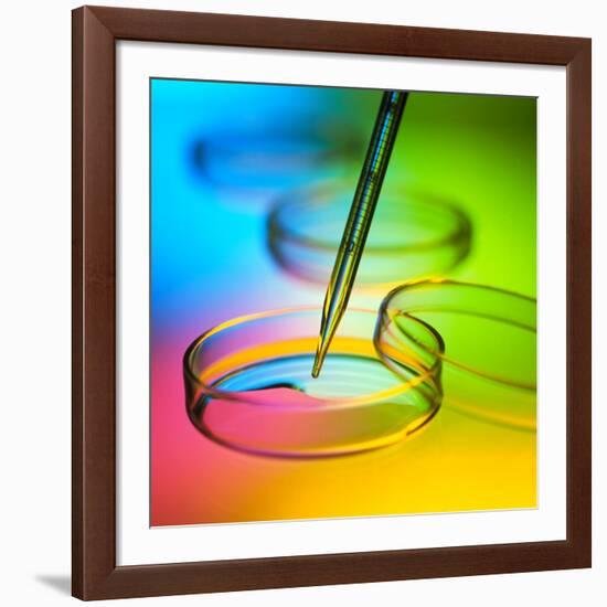 Laboratory Glassware-Tek Image-Framed Photographic Print