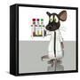 Laboratory Mouse, Conceptual Artwork-Friedrich Saurer-Framed Stretched Canvas